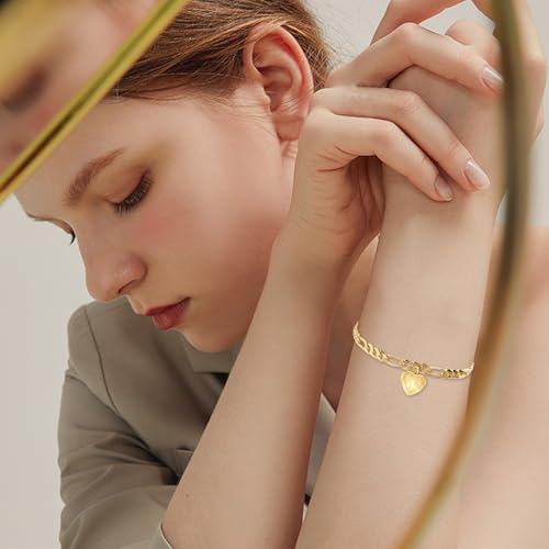 TUGHRA Gold Locket Bracelet for Women, 925 Sterling Silver Heart Photo Bracelet Lockets Memorial Keepsake Jewelry Gift for Mom, Wife, Daughter Mother's Day Birthday - style: D-Tree of life