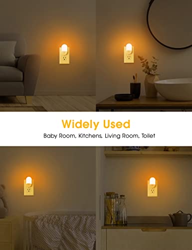 L LOHAS LED Amber Night Light, Night Lights Plug into Wall[2 Pack] - color: Amber, size: 2 Count (Pack of 1)