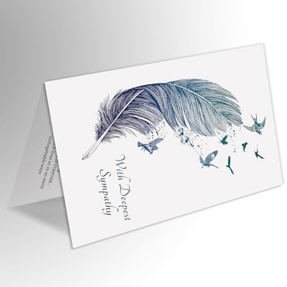 Sympathy Card for Women Men - color: QQ-75
