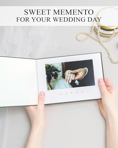 Wedding Guest Book for Wedding Reception- Elegant Polaroid Guestbook for Baby Shower,Birthday and Special Events,Guest Sign-in Book(Sage Green) | 100 Pages, Elegant Guest Sign-in Book for Bridal Party - color: Sage Green