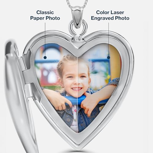 PicturesOnGold.com Personalized 14K Yellow Gold 4-Page Heart Photo Locket - style: Locket Only