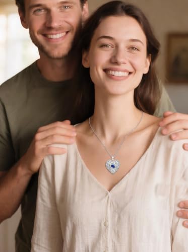 Poiuy Photo Locket Necklace for Women, Heart Picture Pendant Photo Necklace Jewelry Christmas Memorial Birthday Gifts for Women Daughter Mom - color: Turtle Locket Necklace