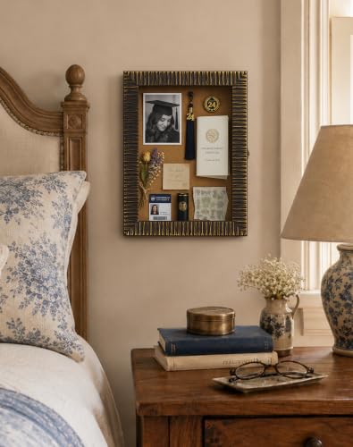 11x14 Shadow Box Frame Display Case for Wedding Bouquet Medals,Black Gold - color: Black Gold, size: 11x14