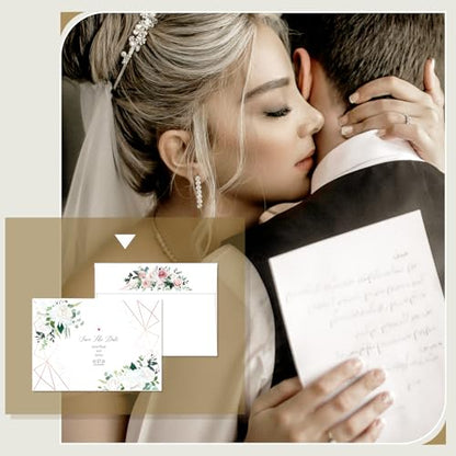 Blank Note Cards (Not Folded) and Envelopes 5 x 7, Goefun White 100 Pack - color: White, size: 5x7