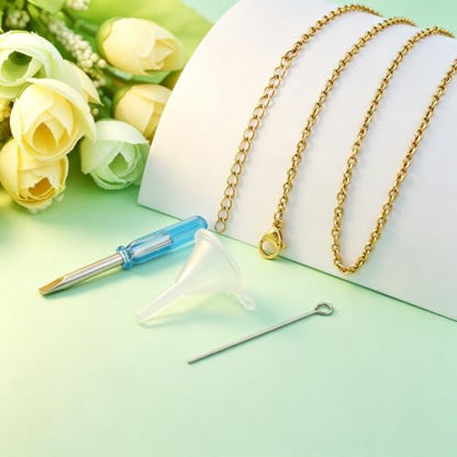 Heart Cremation Urn Necklace Human Ashes Jewelry for Women Men Engraved Your Wings were Ready but My Heart was Not Angel Wings Memorial Pendant Necklace Gift for Family Members - color: Gold