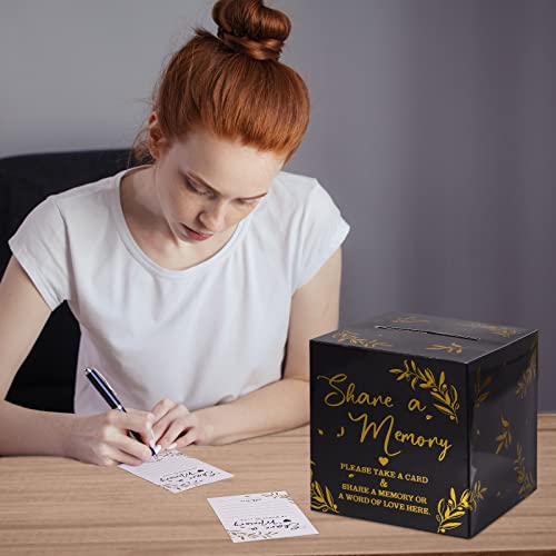 Pajean 50 Share a Memory Cards and Box, Black Gold, Classic - color: Black Gold, style: Classic