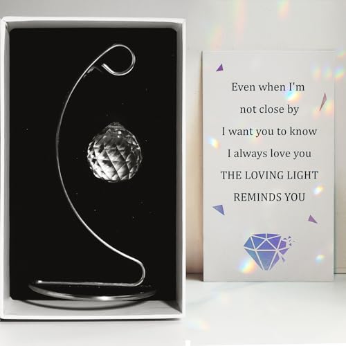 Memorial Gifts for Loss of Loved One, Unique Sympathy Gifts Tabletop Crystal Suncatcher, in Loving Memory Gift for Mom Friends Women Daughter Son Dog, Grief Bereavement Gift