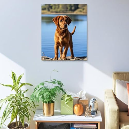 Personalized Photo to Canvas Print - Canvas Prints With Your Photos on Custom Wall Art for Bedroom, Living Room, Wedding Baby Pet Family Picture Framed Wall Art (12 W x 18" H) - size: 18"L x 12"W