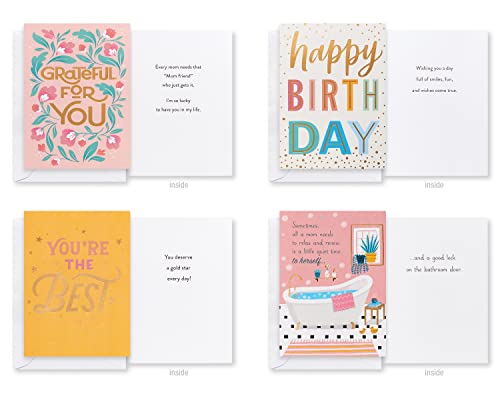 American Greetings Deluxe Cards with Envelopes, Mom Friend (32-Count) - color: Mom Friend