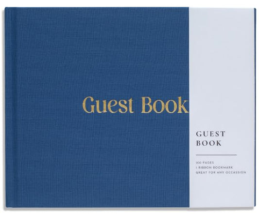Lamare Wedding Guest Book – Photo Guest Book for Wedding Reception Party - color: Navy