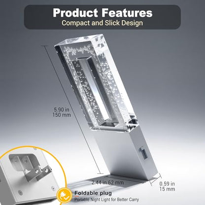 JandCase Night Lights Plug into Wall, Dusk to Dawn Sensor, 3000K Soft White - color: White-3000K, size: 2 Pack