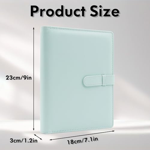 Photo Albums 4x6 Pictures – 152 Pockets Vegan Leather Cover Memory Album Book, Suitable for Family Wedding Boys Girls and Babies Storage (Mint) - color: Mint