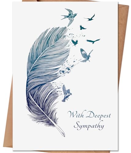 Sympathy Card for Women Men - color: QQ-75