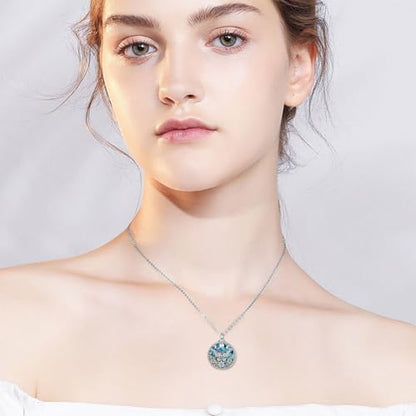 PELOVNY Urn Necklaces for Ashes of Loved Ones 925 Sterling Silver Personalized Heart Locket Urn Necklace Cremation Keepsake Memorial Jewelry Gifts for Women Men - color: Butterfly Urn-1