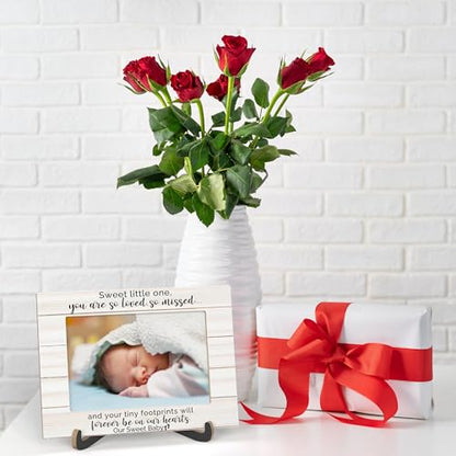 Miscarriage Picture Frame, Sweet Little One You Are So Loved So Missed - Wooden Tabletop Photo Frame With Stand, Miscarriage Gift For Mother, Loss Of Baby Sympathy Gifts For Parents, A17 - style: Sweet Little One