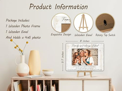 Best Friend Picture Frame, Friends Frame, Family Isn't Always Blood, Birthday Graduation Gifts Ideas, Photo Frames For Home Tabletop Decor A(01 - size: Family Isn't Always Blood