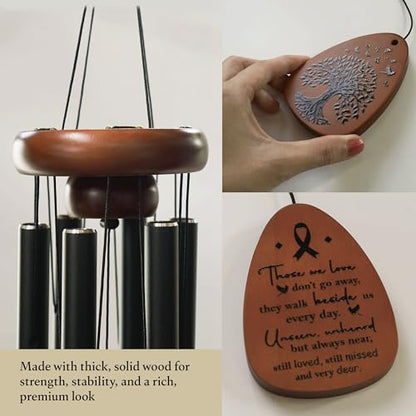 Memorial Wind Chimes Gifts, Sympathy Gift Baskets, Bereavement Gift Idea, Grief, Sympathy Gifts for Loss of Loved One Husband Wife, Miscarriage Gifts for Mothers