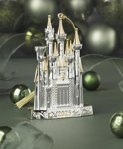 Lenox 2025 Disney Christmas Cinderella Castle Hanging Ornament - style: Cinderella Castle