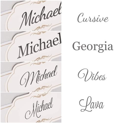 Merry Expressions Personalized Custom Printed Label (Without Box) - Gold or Silver Foil - Made Graduation & Wedding Card Box Comes Adhesive Strips on the Back - color: Personalized Label Only