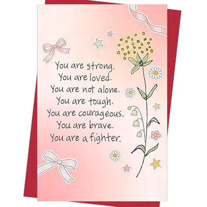 Empowering Card 'You Are Strong' Greeting Card - Encouragement Gift - color: DTK-298
