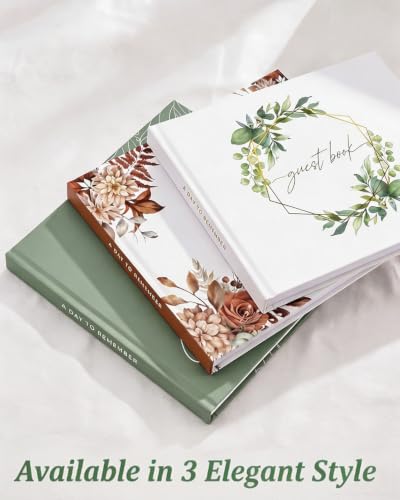 Wedding Guest Book for Wedding Reception- Elegant Polaroid Guestbook for Baby Shower,Birthday and Special Events,Guest Sign-in Book(Sage Green) | 100 Pages, Elegant Guest Sign-in Book for Bridal Party - color: Sage Green
