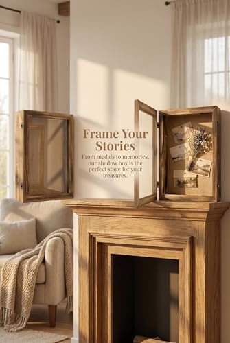 Extra Deep Shadow Box Frame 16x14, Depth 6in Shadow Boxes Display Cases, for Flowers Bouquet Wedding Picture Photo and Keepsake (Carbon) - color: Carbon