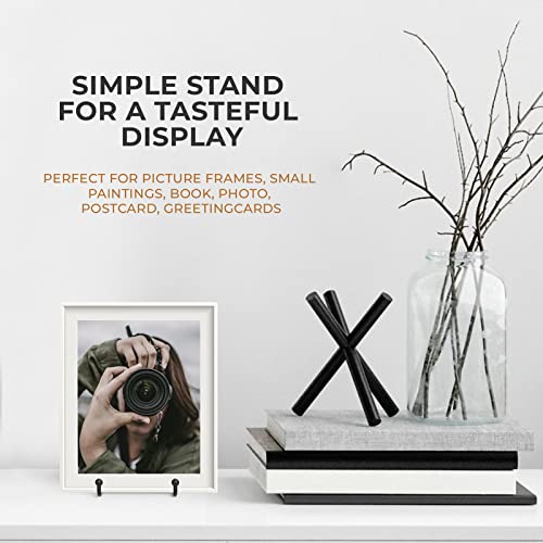 TR-LIFE 3 Pack 3 Inch Plate Stands for Display - Small Easel Holder Stand for Picture, Decorative Plate, Platter, Book, Photo - size: 3 Inch
