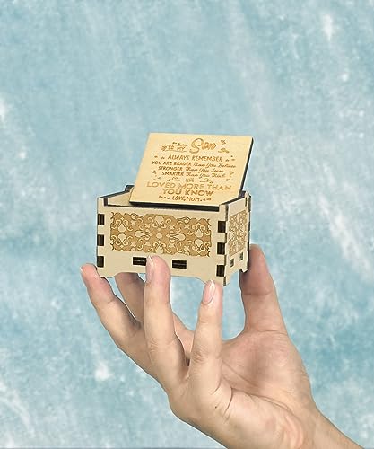 Sooharic Music Box for Son, Gifts from Mom, Unique Gifts for Son, Suitable for Birthday/Christmas/Keepsake - style: for Son