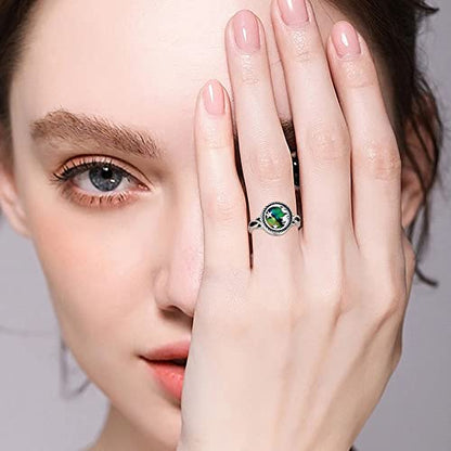 YAFEINI Moon and Star Urn Ring for Ashes Sterling Silver Abalone Shell Memorial Keepsake Rings Cremation Jewelry for Women - style: Abalone Shell