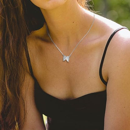 Little Hug from Heaven Angel Wings Necklace Gift for Women, Guardian Angel Sympathy Condolence Gift for Loss Mom Dad - style: angel wings neck silver