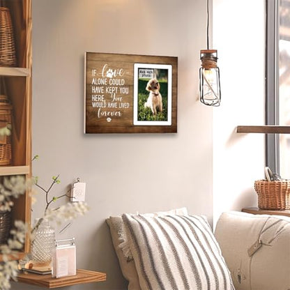 Pet Memorial Gifts, Dog Memorial Gifts for Loss of Dog, Sympathy Gifts for Loss of Dog Cat, Pet Remembrance Gift, Dog Picture Frame, Cat Memorial Gifts, Pet Memorial Gifts Fit 4x6 in Photo