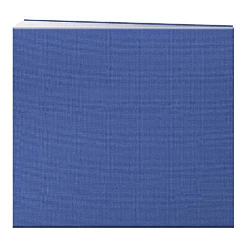 Pioneer 8 Inch by 8 Inch Postbound Fabric Frame Cover Memory Book, Sky Blue - color: Sky Blue, size: 8"x8"