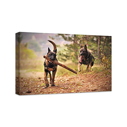 Personalized Photo to Canvas Print - Canvas Prints With Your Photos on Custom Wall Art for Bedroom, Living Room, Wedding Baby Pet Family Picture Framed Wall Art (12" W x 8" H) - size: 8"L x 12"W