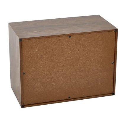 Wooden Burial Rectangle Cremation Urn Boxes for Human Ashes Adult （MDF | Funeral,Large capacity up to 240 Cubic Inches