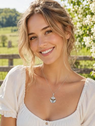 CUOKA MIRACLE Sterling Silver Animals Locket Necklace for Women Keepsake | That Holds Picture Personalized Customize Photo Locket Gift for Mom Grandma - style: 11-bee