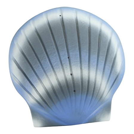 Biodegradable Shell Urn by Passages International, Aqua Blue, 16 Inches, Sea Burial Extra Large Urn for Human Ashes - color: Aqua Blue