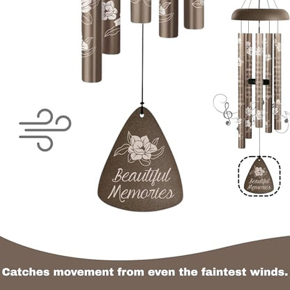 Carson 30" 'Beautiful Memories' Memorial Garden/Patio/Porch Outdoor Decor Windchime