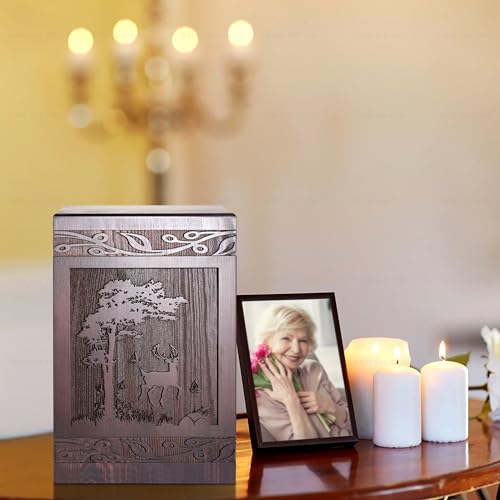 DGDCDV Cremation Urns for Human Ashes Male Female Large Up to 222 Lbs - size: Large Set 1
