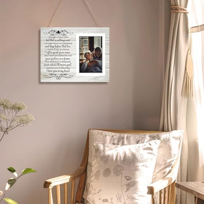 Memorial Gifts Picture Frame - Memory of Mother, Father, Grandma, Grandpa, Grandparents, Memorial, Remembrance Photo Frame for Loved One, Wall Table Picture Frames Sympathy Loss relative Gift