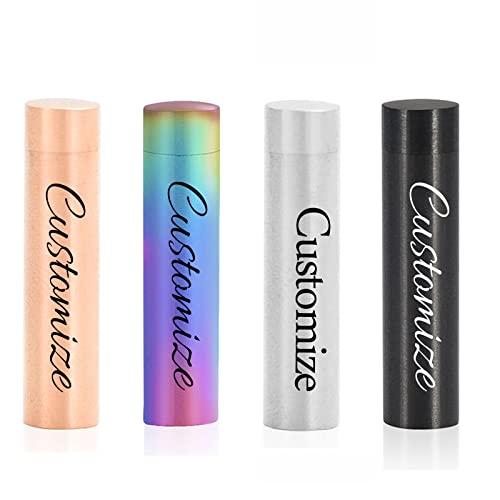 Imrsanl Cylinder Cremation Urn Necklace for Ashes of Loved One - color: Customize