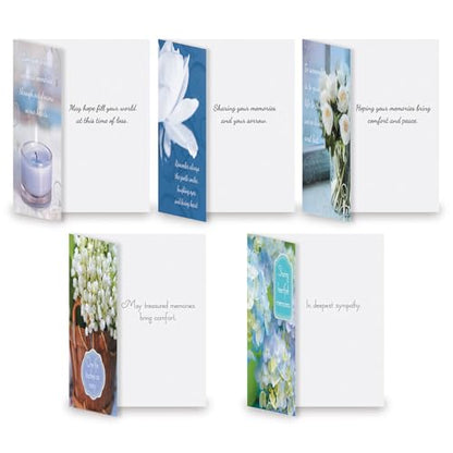 Current Condolences Greeting Cards | Mega Sympathy, 40 Count, 20 Designs, 5" x 7" Folded, Envelopes Included, Holiday, Value Pack - style: Mega 2