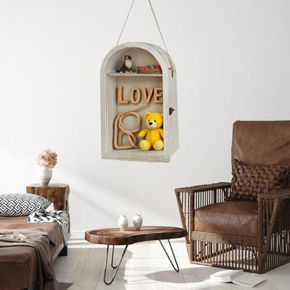 11x16 Shadow Box Frame with Plexiglass, Deep Shadow Box Frame with Linen Back and Removable Shelves,Wood Glass Display Case for Medals, Photos, Memorabilia, Awards,4" Depth (White) - color: White