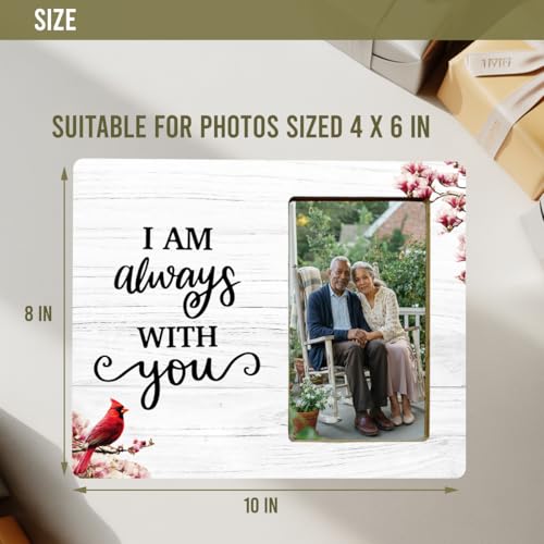 Memorial Gifts Picture Frame for Loss of One, Sympathy Remembrance Gifts Frame for Loss of Mother Grandma Dad, I am Always with You - color: Always