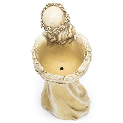 Joseph's Studio by Roman, 16" H Standing Praying Angel Planter Statue, Garden Décor