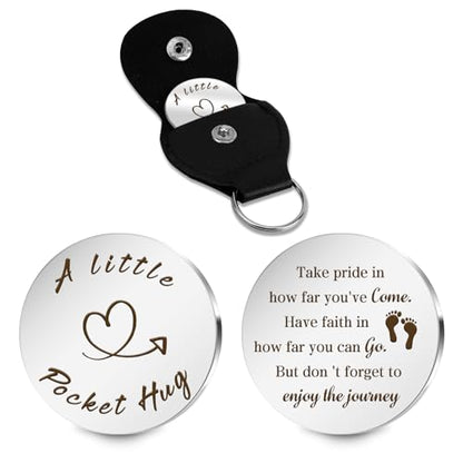Pocket Hug Token Valentines Day Gifts For Him Graduation Gifts Back To School Gifts 2026 Eatser Basket Stuffer Keepsake - color: Take Pride in How Far You've Come.