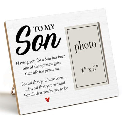 Son Picture Frame - Gifts from Mom & Dad - color: Son