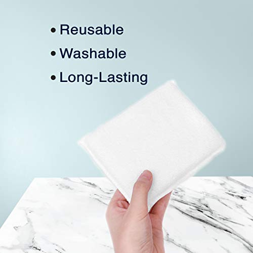 Professional Microfiber Sealer Applicator Pad – The Perfect Tool to Apply Sealer to All Natural Stone and Tile Like Marble, Granite, Concrete & Slate (White) - color: White, size: 6 Pads