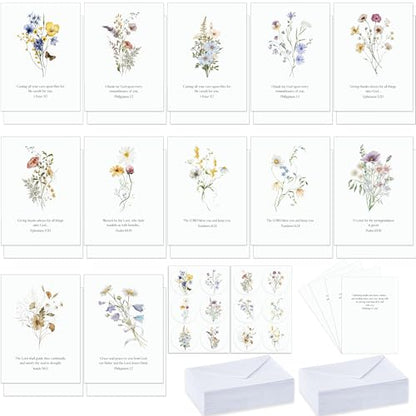 Motiskyy 24 Pack Thinking of You Cards with Envelopes Jesus,Stylish Style - style: Posh