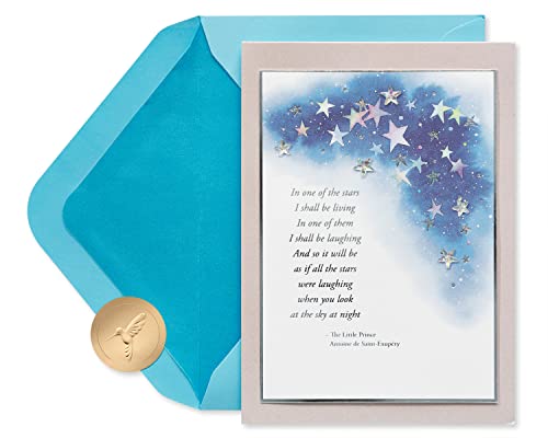 Papyrus Sympathy Card (With Heartfelt Sympathy) - color: All the Stars