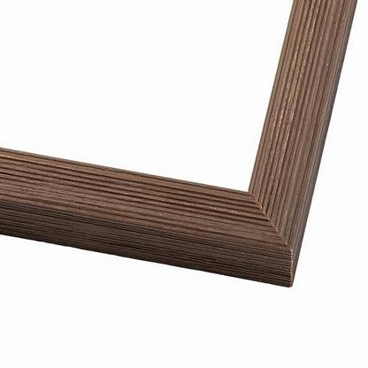 CustomPictureFrames 14x22 Rustic Shadow Box Frame - Solid Wood, UV Acrylic, Acid Free Backing & Hanging Hardware - Bruno Shadow Box Display Case - Display Poster Arts, Photos & Certificates - Brown - size: 14x22